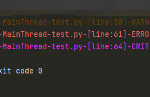 python利用logging模块实现根据日志级别打印不同颜色日志的代码案例