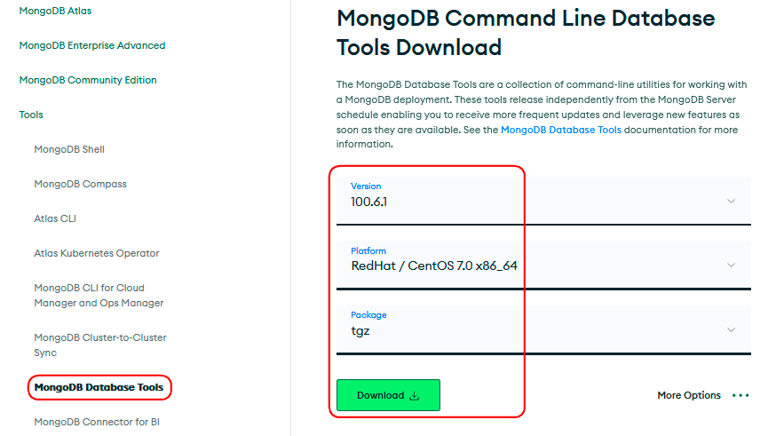 centos离线安装mongodb-database-tools方法详解插图